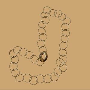 Carolina Bucci - 18k Rose Gold Link Circle Necklace